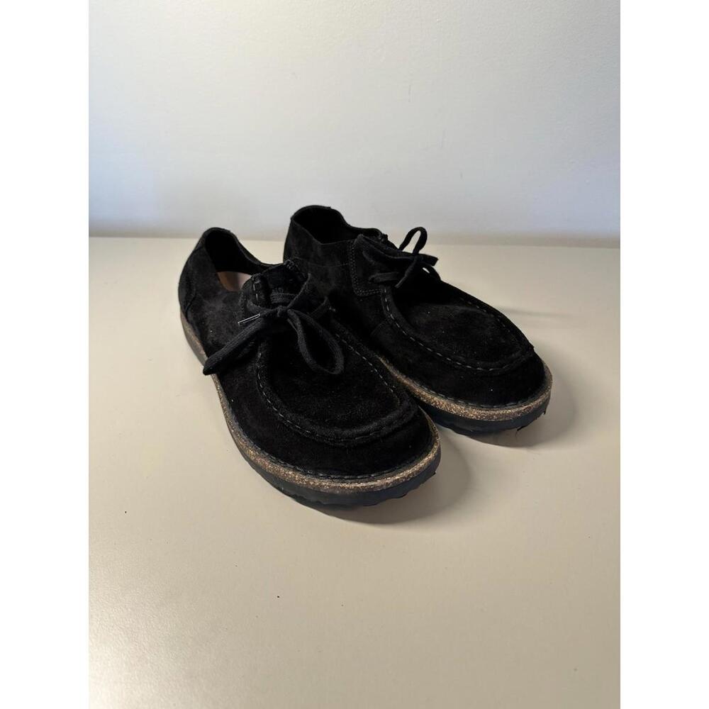 Birkenstock Pasadena Black Suede Leather - Men's Shoe Size 43 EUR / US 10